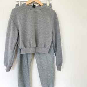 Heathered Grey Sweatsuit